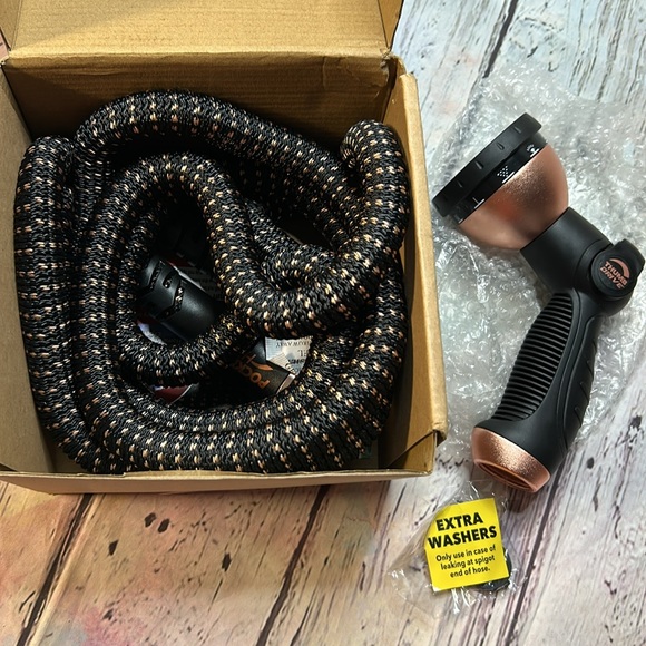 Pocket Hose Copper Bullet - 25 feet with Spray Nozzle - Picture 2 of 2